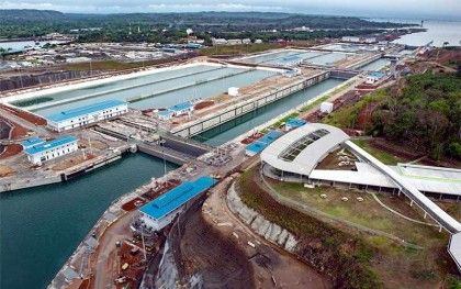 Se inauguró el nuevo carril del Canal de Panamá