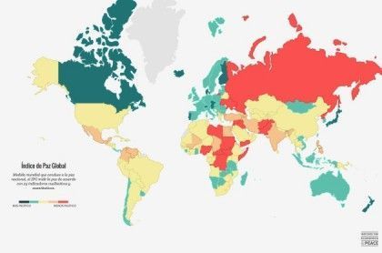 Publicado el ranking de los países más pacíficos