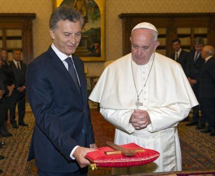 El Papa llamó a los argentinos a propiciar “un clima de serenidad, paz y respeto mutuo”