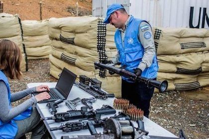 Comenzó la tercera entrega de armas individuales de las FARC