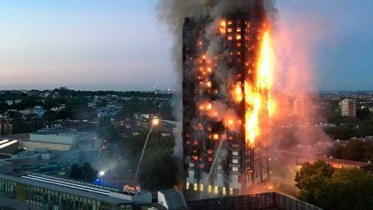 Incendio en la Torre