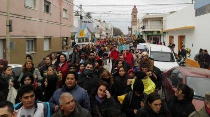 Manifestaciones contra la instalación de una central nuclear