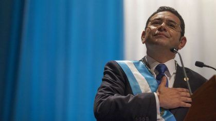 El presidente de Guatemala investigado por uso de fondos ilícitos