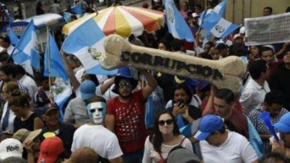 La sociedad civil de Guatemala se moviliza contra la corrupción