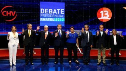 Último debate televisivo de los candidatos chilenos a la presidencia