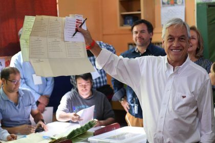 Chile: Piñera saca ventaja, pero mucha menos de la pronosticada Chile: Piñera saca ventaja, pero mucha menos de la pronosticada