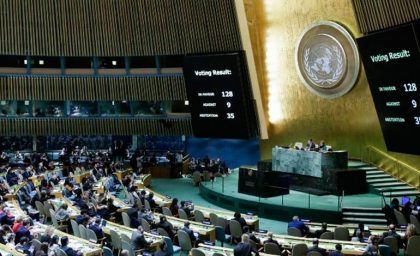 La ONU rechaza la declaración de Estados Unidos sobre Jerusalén