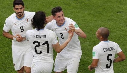 Uruguay debutó con un triunfo sobre Egipto