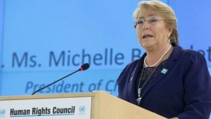 Proponen a Michelle Bachelet para el Alto Comisionado para los DDHH