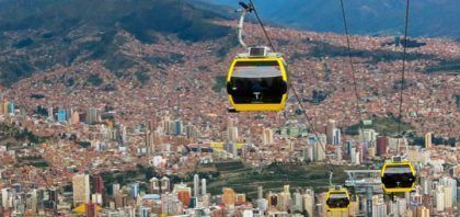 Premio a la red de teleférico de Bolivia