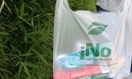 Bolsas de plástico que se convierten en abono