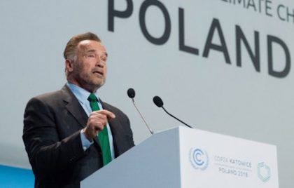Schwarzenegger convoca a la sociedad civil a luchar contra el cambio climático