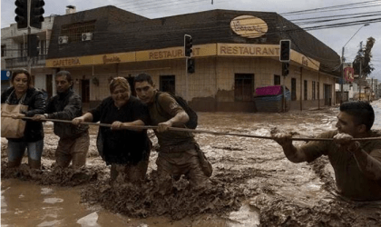 Intensas lluvias en el norte de Chile provocan seis muertos