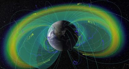 El escudo magnético de la Tierra vibra como un tambor