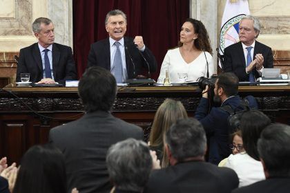Mauricio Macri inauguró un nuevo período legislativo en el Congreso