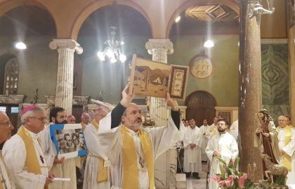 Los obispos argentinos entronizaron en Roma las reliquias de los Mártires Riojanos