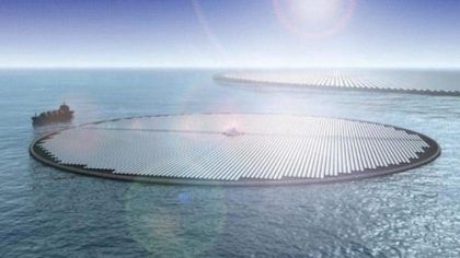 Holanda construirá la primera planta solar flotante sobre el mar