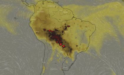 Se disparan los incendios forestales en Brasil