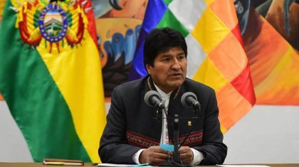 Evo Morales anuncia su victoria en las elecciones generales de Bolivia