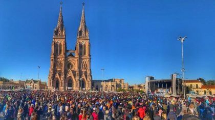 Una multitud peregrinó a Luján para pedir la unidad de los argentinos