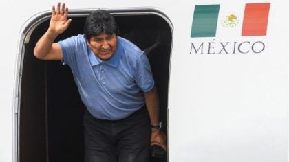 Desde México Evo Morales denuncia la existencia de un golpe de Estado