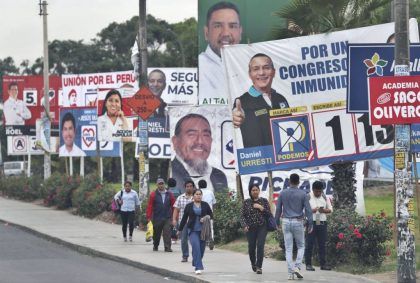 Duro revés para los partidos tradicionales en Perú