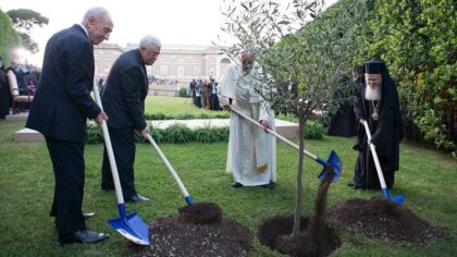 El Papa conmemora el Encuentro de paz por Tierra Santa